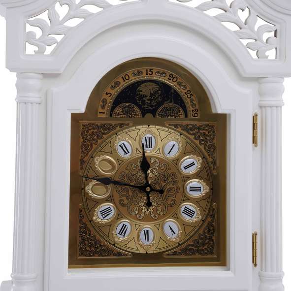 Heritage Grandfather Clock With Chime 205x57x27cm - Brown
